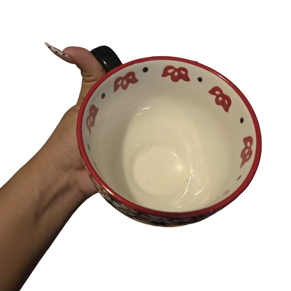 Dutch Wax Handpainted Ceramic Mug - Picture 2 of 3